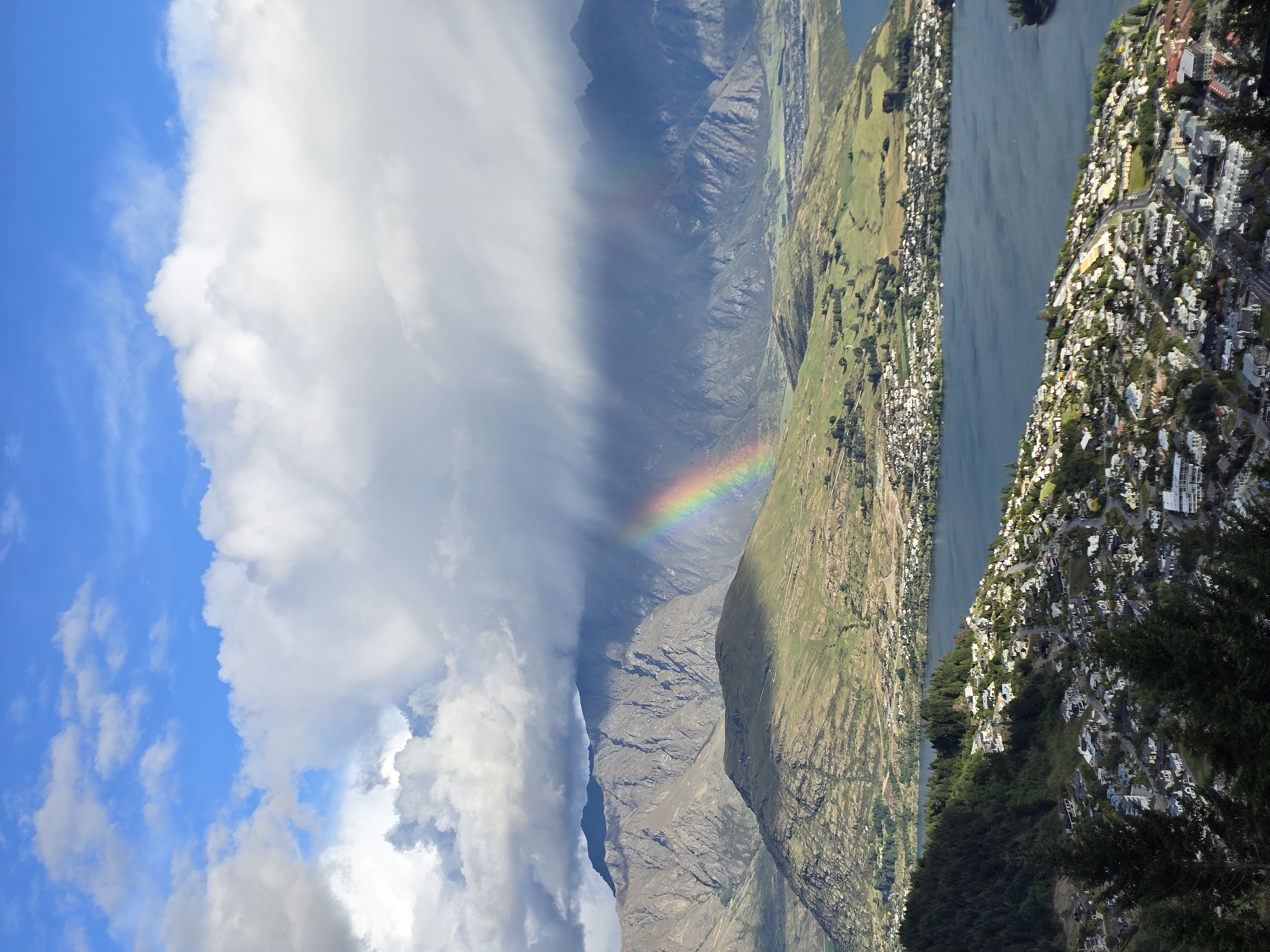 Rainbow over Queenstown