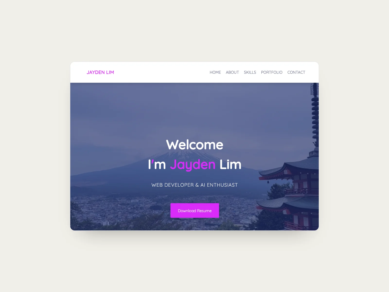 Personal Website